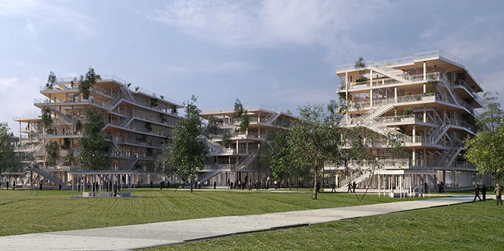 Arboretum complex, Nanterre, France