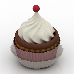 cake 6 3D Model Preview #00e06497