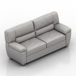 sofa natuzzi white 3D Model Preview #1343de00