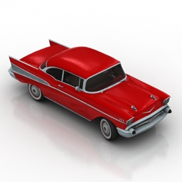 car chevrolet bel air 3D Model Preview #14063fcd