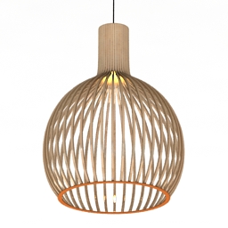 luster octo lamp secto design 3D Model Preview #e2814235