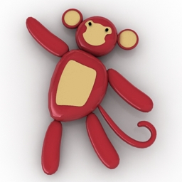 toy monkey 3D Model Preview #80f179ef