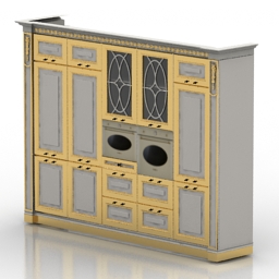 locker oven 3D Model Preview #0d4a3724
