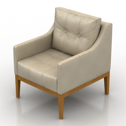 3D Armchair preview