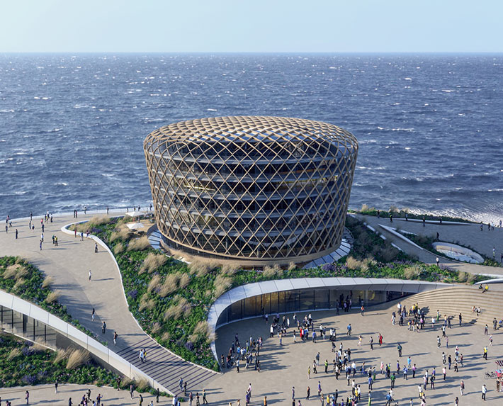 New casino building, Middelkerke, Belgium