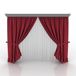 curtain b 3D Model Preview #246943d8