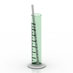 measuring cylinder 3D Model Preview #d6fcc252