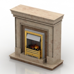 3D Fireplace preview