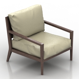armchair misura quadria 3D Model Preview #25eb9730