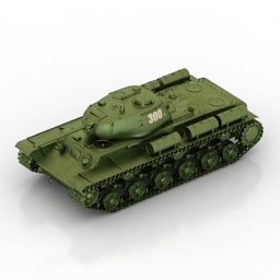 tank kv-1s 3D Model Preview #9964f457
