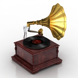 gramophone - 3D Model Preview #d62b6618