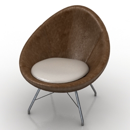 armchair il loft athena 3D Model Preview #6462370b