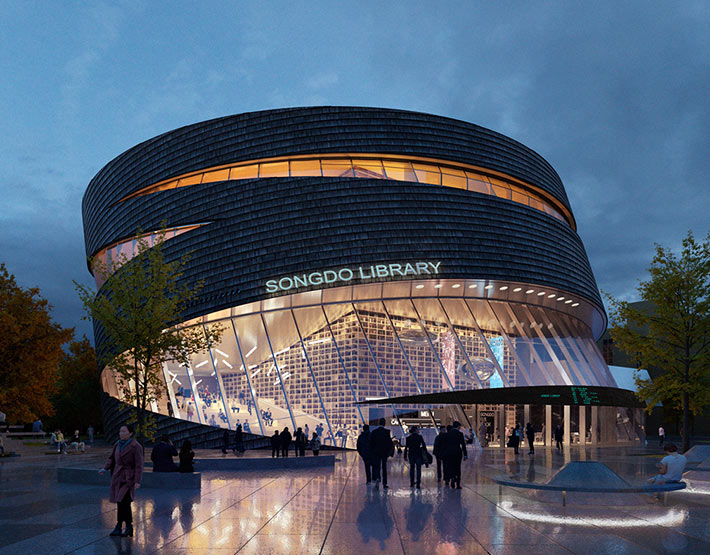 SONGDO International Library, Seoul, South Korea