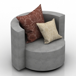 3D Armchair preview