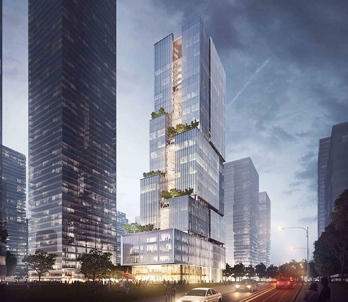 Zhaolian tower by schneider+schumacher, Shenzhen, China