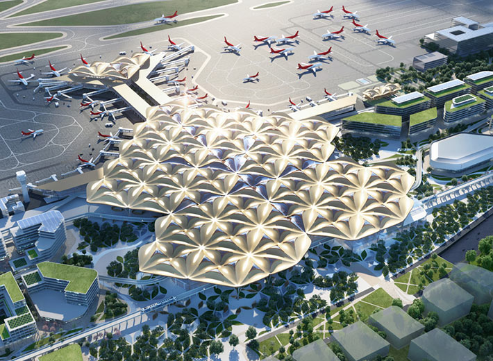 Shenzhen Airport East Integrated Transport Hub by Grimshaw