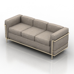 sofa cassina 3D Model Preview #87e79d18
