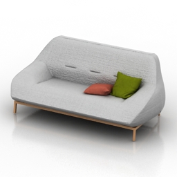 sofa 3 3D Model Preview #020536c7