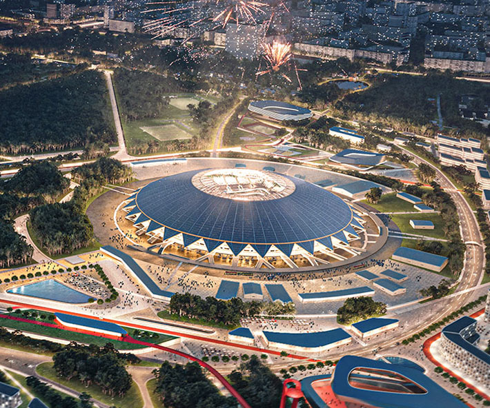 Samara-Arena masterplan, Samara, Russia