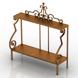 console forged 3D Model Preview #095245cf