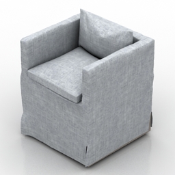 3D Armchair preview
