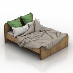 bed mini 3D Model Preview #b7253fdf