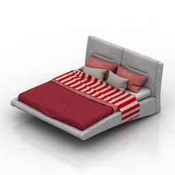 bed modern 3D Model Preview #ac5982f8