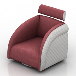 armchair fortune 1727-2 3D Model Preview #14b40d05