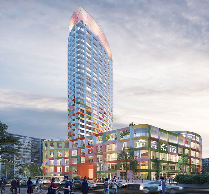 Shenzhen Women & Children's Centre by MVRDV, Shenzhen, China