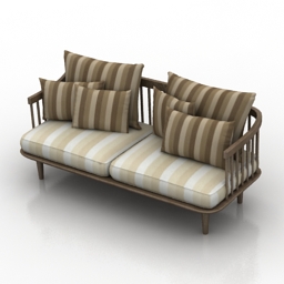 sofa fly sc3 3D Model Preview #3be24377