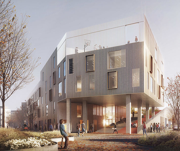 New Islands Brygge School, Copenhagen, Denmark