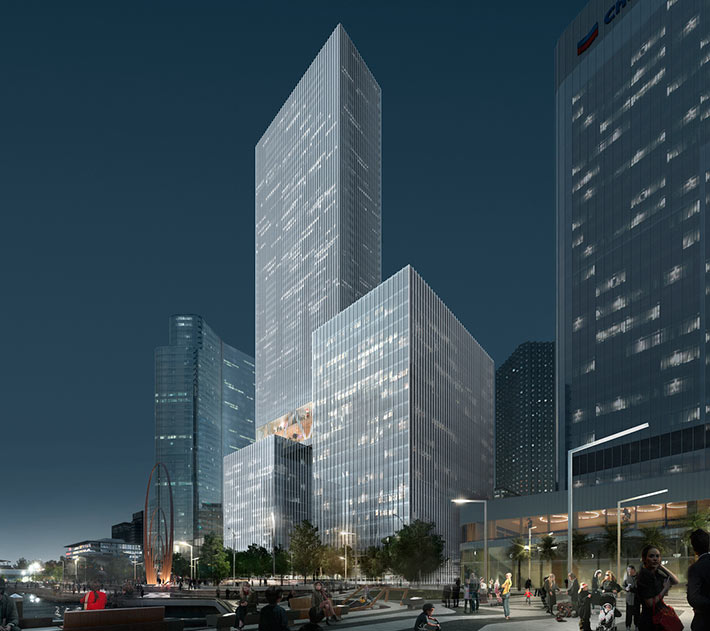 PERTH+ mixed-use tower by REX, Perth, Australia