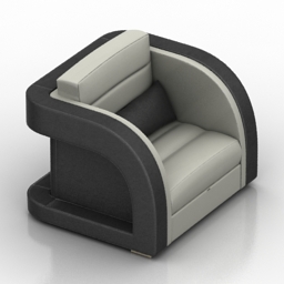 3D Armchair preview