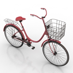 bicycle basket 3D Model Preview #ade86ebe