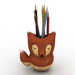 pencil stand 3D Model Preview #87e7b731