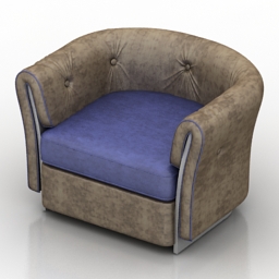 3D Armchair preview