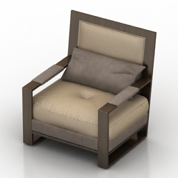 3D Armchair preview