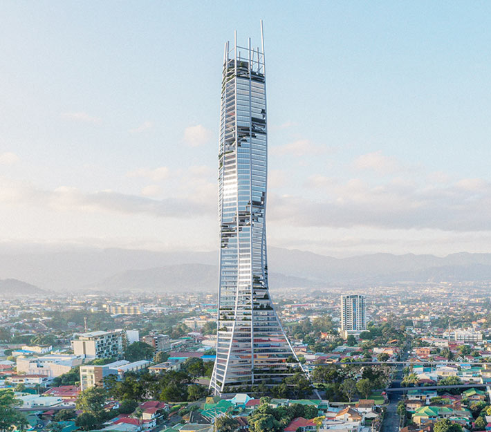 Torre del Bicentenario tower, San Jose, Costa Rica