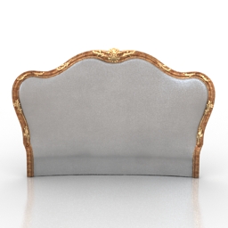 bedframe roberto giovannini bedframe art1343k 3D Model Preview #559b2466