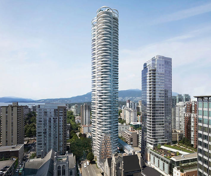 The Butterfly skyscraper, Vancouver, Canada