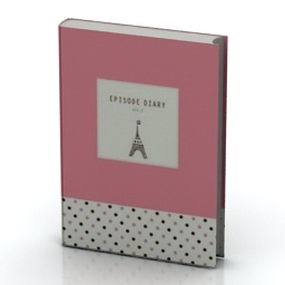 book - 3D Model Preview #7f1e1b1b