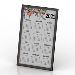 3D Calendar preview
