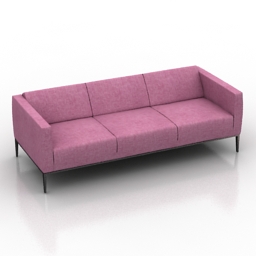 sofa jean b&b italia 3D Model Preview #ed205ea3