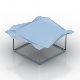 table blue 3D Model Preview #d839abb5