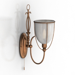 sconce arte lamp a6351ap-1ab salvador 3D Model Preview #59ed4429