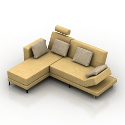 sofa four-two bruhl 3D Model Preview #6ce04622