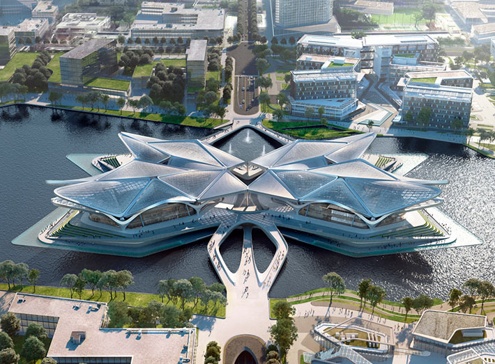 Zhuhai Jinwan Civic Art Centre, Zhuhai, China