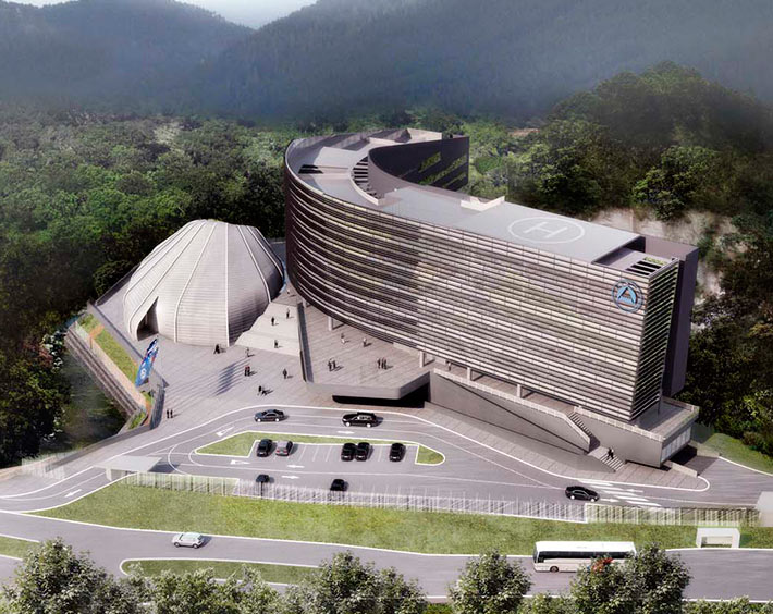 Headquarters of the Central American Parliament, Guatemala
