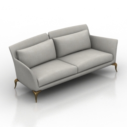 sofa paul mathieu 3D Model Preview #2bb710fc