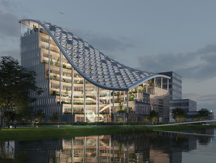 Office building for Lankuaikei company, Shanghai, China
